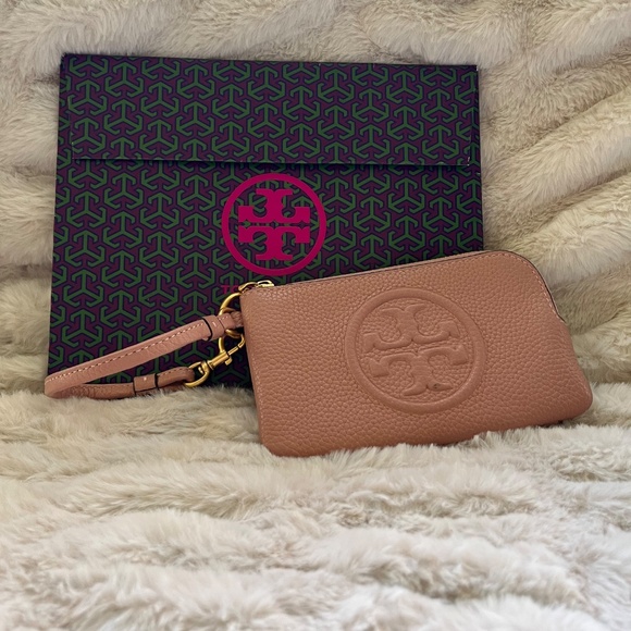 Tory Burch Perry bombe top zip card case - Picture 2 of 5